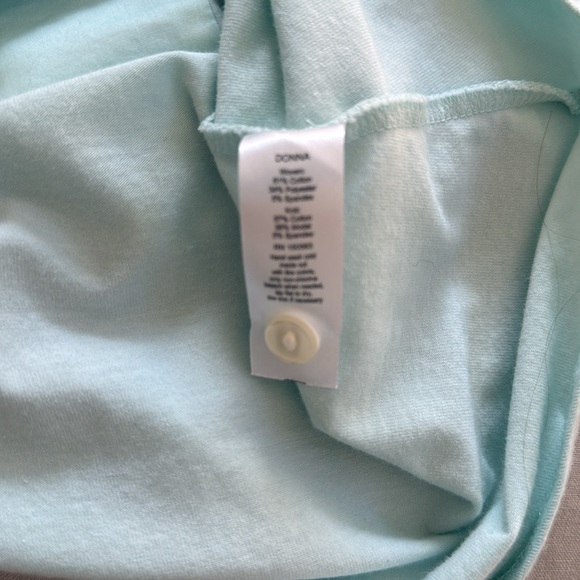 Hinson Wu - Donna 3/4 Sleeve Wing Collar "T" Shirt - Picture 4 of 6